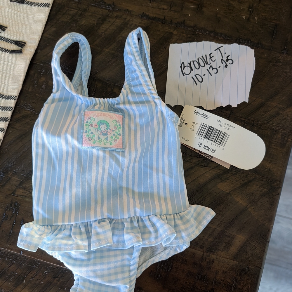 Vintage Oshkosh Bathing Suit 18m